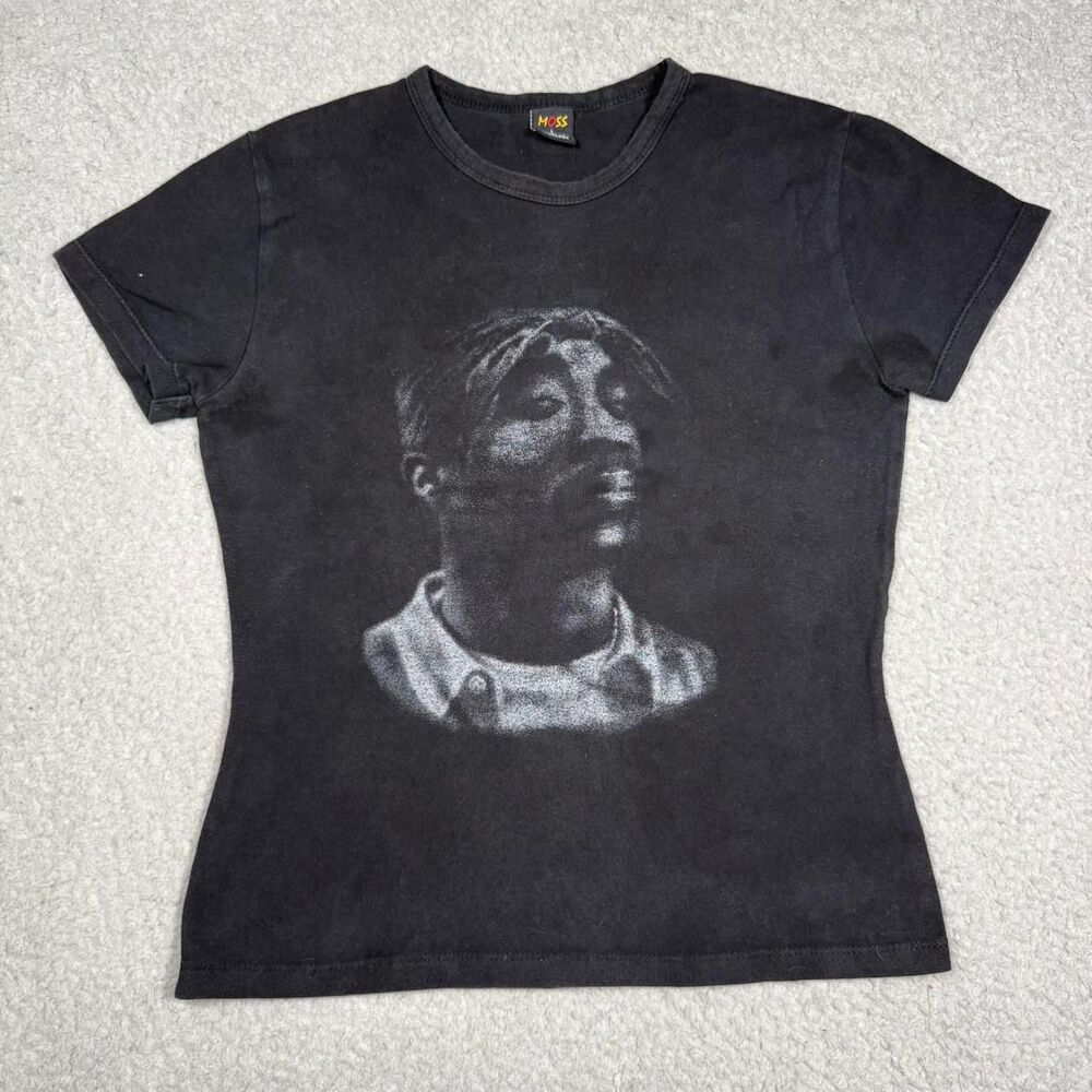 Tupac Women's Black T-shirt